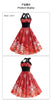 You're My Secret Women Dress Christmas Dress Snow 3D Printing Slip Party Dresses Sexy Rockabilly Dress Female Cosplay Costume