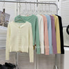 V-Neck Temperament Small Fragrant Wind Women Loose Sweater Sweater All Sweater Coat Special Offer Cardigan