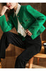 Spring Autumn Women's Blazers 2026New Elegant Slim Cropped Streetwear Green Suit Coat Ladies Jackets Outwear Female Tops
