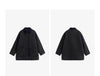 Women Cotton Jacket Winter Retro Diamond Grid Workwear Large Pocket Mid Length Jacket Brown