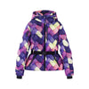 Women Winter Hooded Down Jackets With Belt Lady Warm Thick Long Sleeve Stand Collar Parkas Padded Coats Sports Ski Outdoor