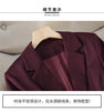 Women Blazer Fuchsia Apricot Black Long Sleeve Single Button Suit Ladies Work Wear Jacket Coat Female Outerwear 4XL