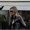 Elegant Black Short Baroque Jacket Women Stand Collar Pearl Buttons Cropped Jackets Spring Lady Daily Street Outfit