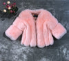 Women Imitation Fur Coat Short Slim Splicing Outwear Thicken Warm Jacket Temperament Casual Out coat Solid Color