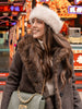 Winter Women's Street Faux Fur Jackets For Women Long Sleeves Double-Sided Thick Warm Casual Coats