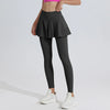 Yoga Pants Women's High Waist Tennis Skirt Fitness Speed Drying Running Pocket Sports Skirt Tight Pants