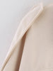 Women Suede Textured Jacket Long Sleeve Lapel Collar Loose Coats Casual Female Outerwear Chic Tops