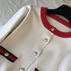 Autumn Women Knit Cardigans Sweater And Skirts Sets Single Breasted Knitted Coats Bodycon Skirt Two Pieces Suits Outfits