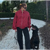 Solid Patchwork Cropped Coats Women Casual Lapel Long Sleeve Loose Zipper Pocket Short Jacket Autumn Lady Street Outwear