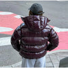 Casual Women's Glossy Hooded Cotton Coats Puffy Stand Collar Zipper Long Sleeve Warm Jackets Winter Lady Down Jacket