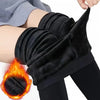 Autumn Winter Fleece Lined Pearl Velvet Over-the-Knee Leggings for Women Thickened Warm Tights for Cold Weather