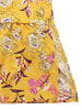 Women Plus Size Floral Maxi Dress Elastic High Waist Loose Square Neck Puff Sleeve Split Dress Casual All-Season Streetwear