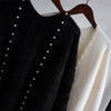 Imitation Mink Velvet Cardigan Sweater Women's Autumn Winter Korean Loose Elegant Knitted Jacket Female Tops