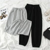 Gray women Sweatpants Autumn Baggy Oversize Sports Pants Black winter thick Joggers Streetwear Trousers
