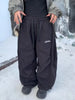 American Vintage Y2K Wide Leg Trousers Women Winter Thicken Plus Velvet Warm Pants Female High Waist Baggy Sweatpants