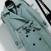 Women's High-quality Temperament Commuting Loose Casual Korean Style Coat Over the Knee Women's Coat