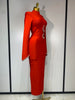 Women Sexy Long Sleeve Diamonds Maxi Long Bodycon Bandage Dress Celebrity Elegant Evening Party Birthday Dresses