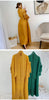 Pleated French Dress for Women In The Spring and Autumn of We Can Deliver One Piece From Stock Maxi Dress for Women