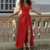 Women Evening Dresses Sexy Elegant Red Cocktail Party Chic Gala Graduation Formal Occasion Bridesmaid Gown Dress Clothes