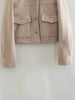 Jackets For Womens Autumn Solid Front Pockets Button Long Sleeve Jacket Elegant Woman Casual Outerwear Coat
