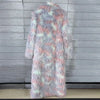 Women's Faux Fur Coat Printed Colorful Furry Coats Autumn Winter Chic Suit Collar Thick Long Overcoat 2DB5840