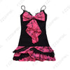 Y2K Women Dress vintage Gothic Aesthetic Streetwear Chic Punk Harajuku Emo Girl Sexy Slim Women V-Neck black Dress rock
