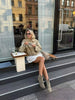 Women Suede Textured Jacket Long Sleeve Lapel Collar Loose Coats Casual Female Outerwear Chic Tops