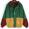 Bella Philosophy color block Long Sleeve Corduroy Women jacket Patchwork Autumn women Jacket plus size women button female coat