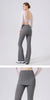Fake Two High Waisted Slightly Flared Pants with Hip Covering Skirt for Women's Running, Dance Training, Pilates Sports Pants