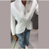 Chic Waist Cinched Women's Jacket Stand Collar Single Breasted Slim Blazer Coat Lady Spring Casual Slim Commute Outerwears