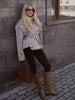 Women Kahkai Lapel V-neck Belt Trench Coat Lace Up Full Sleeve Button Short Thin Windbreak Lady Daily Street Outerwear