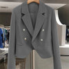 Blazer Women Coat Spring Office Lady Blazer Womens Casual Korean Short Temperament Suit Jacket Female Outerwear