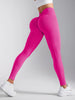 V-Back High Waisted Yoga Leggings Seamless Knit Tights for Women Quick Dry Butt Lifting Slim High Elastic Leggings