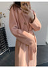 101801 Women Coat Winter Women's Jacket 10% Cashmere 90% Wool Classic Camel Wool Coat