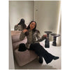 Women Leopard Print Short Furry Jacket Lapel Collar Button Slim Waist Stylish Coat Autumn Winter Street Lady Outerwears