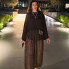 Animal Print Lantern Pants Women's Pants Autumn Elegant Pleated Oversized Baggy Trousers Ladies Wide Leg Pants