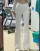 Autumn Spring Slim Skinny Jeans Women Denim Pants Vintage White Tight Trousers Female Elastic Jeans Casual Flare Pants