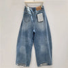 Chic Y2K Style Metal Decoration Washed Blue Women's Stacked Jeans Pants For Woman Clothing Wide Leg Vintage Denim Trouserso