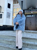 Thick Cotton Winter Fur Coat Women Suit Collar White Medium Long Fox Fur Overcoat Fury Plush Jacket