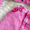 Denim 2 Piece Sets Jacket Skirt Women Suit Long Skirts Outerwear Outfits Single Breasted Pockets Washed Coat Ensemble