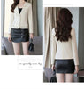 Spring Autumn Jackets Women Blazer 2026New Solid Slim Office Short Blazer Women Elegant Single Button Formal Blazer Coat