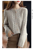 Autumn Knitted Cardigan Women's Jacket Long Sleeve Korean Loose Round Neck Cardigan Sweater Jackets Women Casual Knit Top