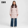 Down Jacket Women Long Length Waterproof Oil-proof Stain-proof Winter Detachable Hooded Winter Clothing Coats