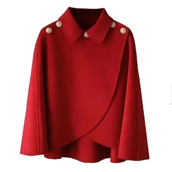 Women's Woolen Shaw Coat Autumn Winter Korean Version Short Ladies Jacket Temperament Elegant Femme Woolen Outerwear