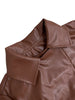 Women’s Coats Thick PU Leather Long Sleeve Winter Notched Neck X-Long Trench Street Wear OL Work Outcoat