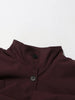 Solid Casual Trench For Women Stand Collar Long Sleeve Patchwork Single Breasted Temperament Long Coats Female