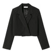 Crop Black Short Clothing Women's Blazers Female Coats and Jackets White Outerwear Youthful Woman Clothes Korean Bring