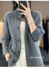 Autumn Winter Cardigan Jacket Women Long Sleeve Loose Casual All-match Knitted Warm Sweater Coat Female Tops Ladies
