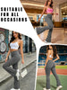 Women's Soft Flare Pants High Waisted Tummy Control Workout Yoga Leggings Bell Bottoms