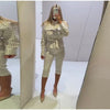 Polka Dot Cropped Pants Set For Women Y2K Stand Collar Lace Up Jacket High Waist Capri Pants Lady Street 2 Pieces Outfit